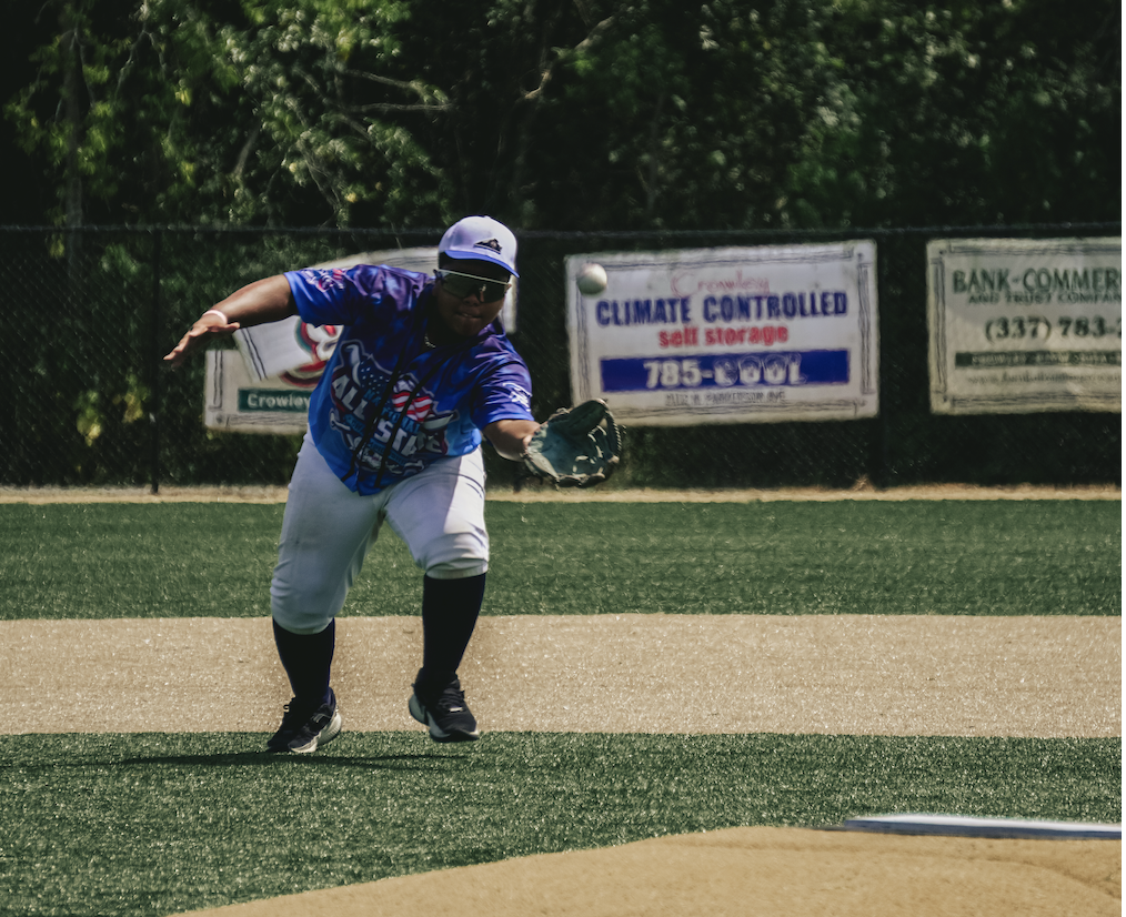 Cavanaugh Bell fielding a throw